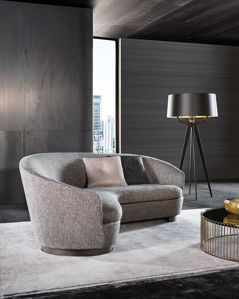 Minotti Jacques fauteuil Van der Donk interieur