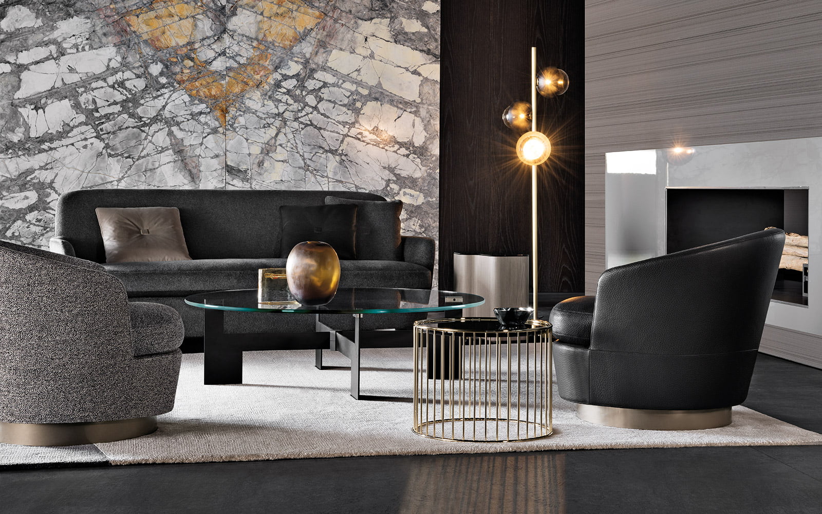 Minotti Jacques fauteuil Van der Donk interieur