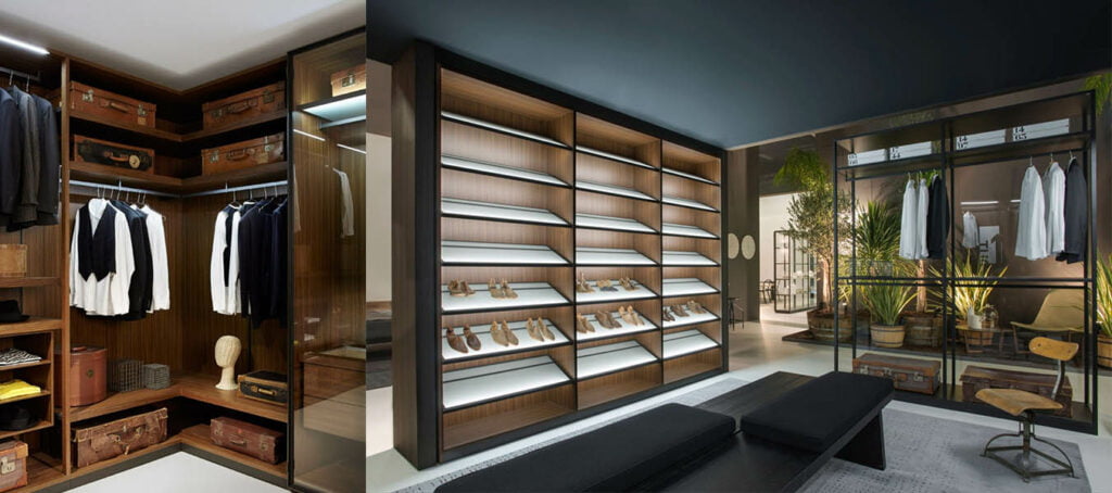 Porro Storage Dressing Room design by Piero Lissoni inloopkast  