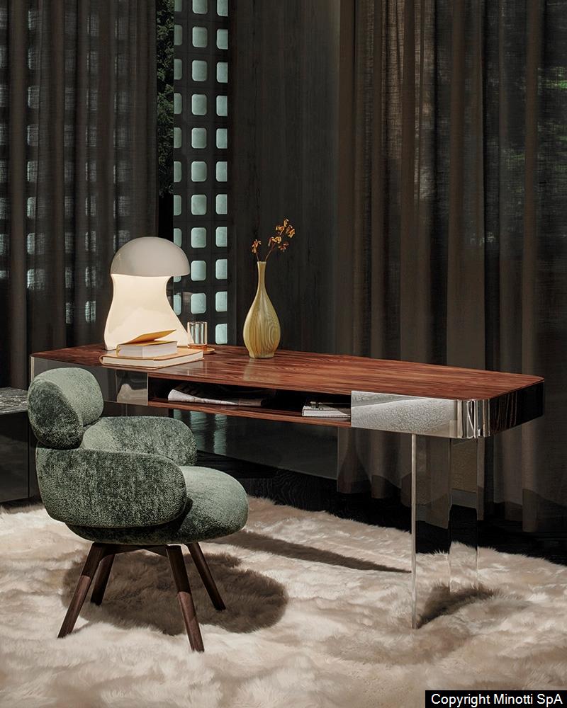 Minotti Diagramma Desk Sfeerfoto werkplek