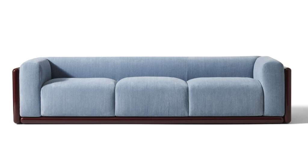 Cassina Cornaro bank productfoto blauw