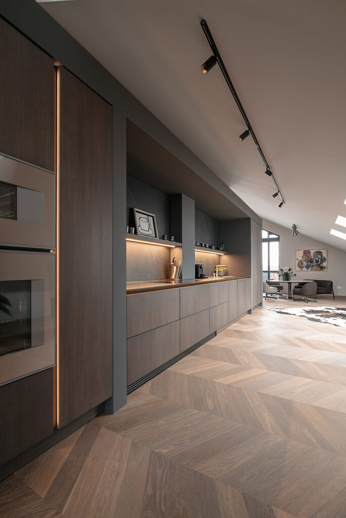 Interieuradvies Penthouse keuken Van der Donk interieur